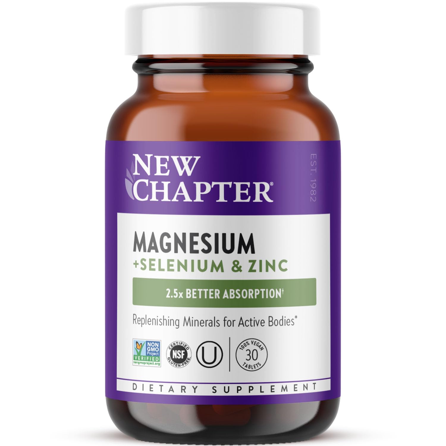 New Chapter Magnesium-Selenium-Zinc Supplement for Athletes After Workout  
New Chapter Magnesium-Selenium-Zinc Suppleme