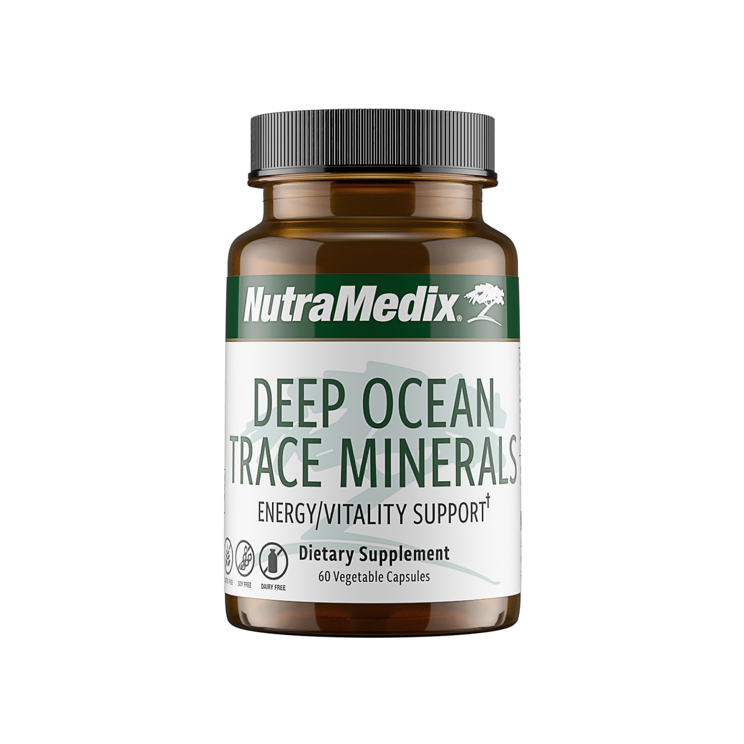 NutraMedix Deep Ocean Trace Minerals 1000mg Electrolyte Support - Magnesium, Zinc, Potassium, Boron, Phosphorus & Mangan