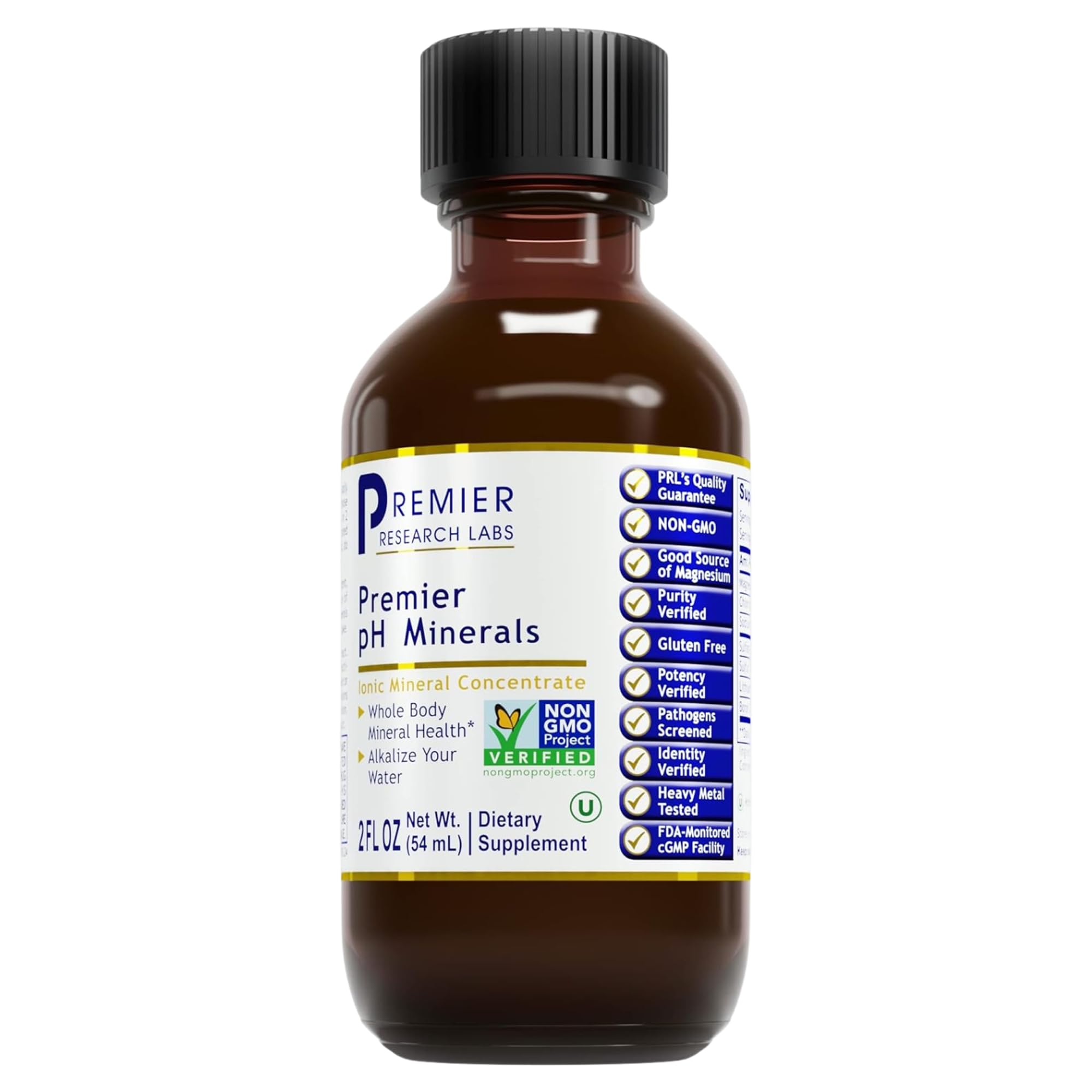 Premier Research Labs pH Minerals for Reverse Osmosis Water - Magnesium Supplement, Trace Minerals - 2 fl oz - Health &