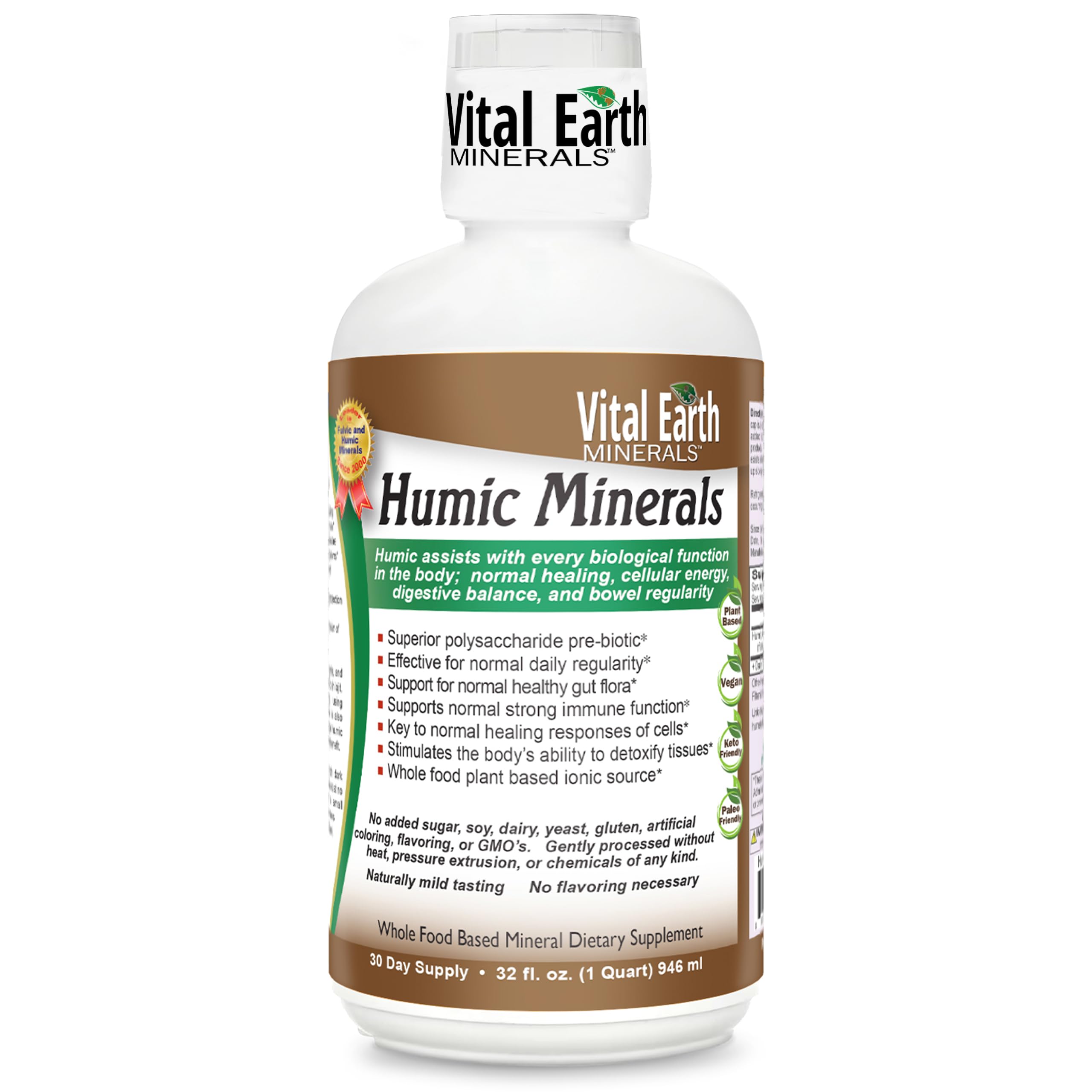 Vital Earth Minerals Humic Minerals - Fulvic Acid Supplement for Recovery & Balance
| Vital Earth Minerals Humic Minera