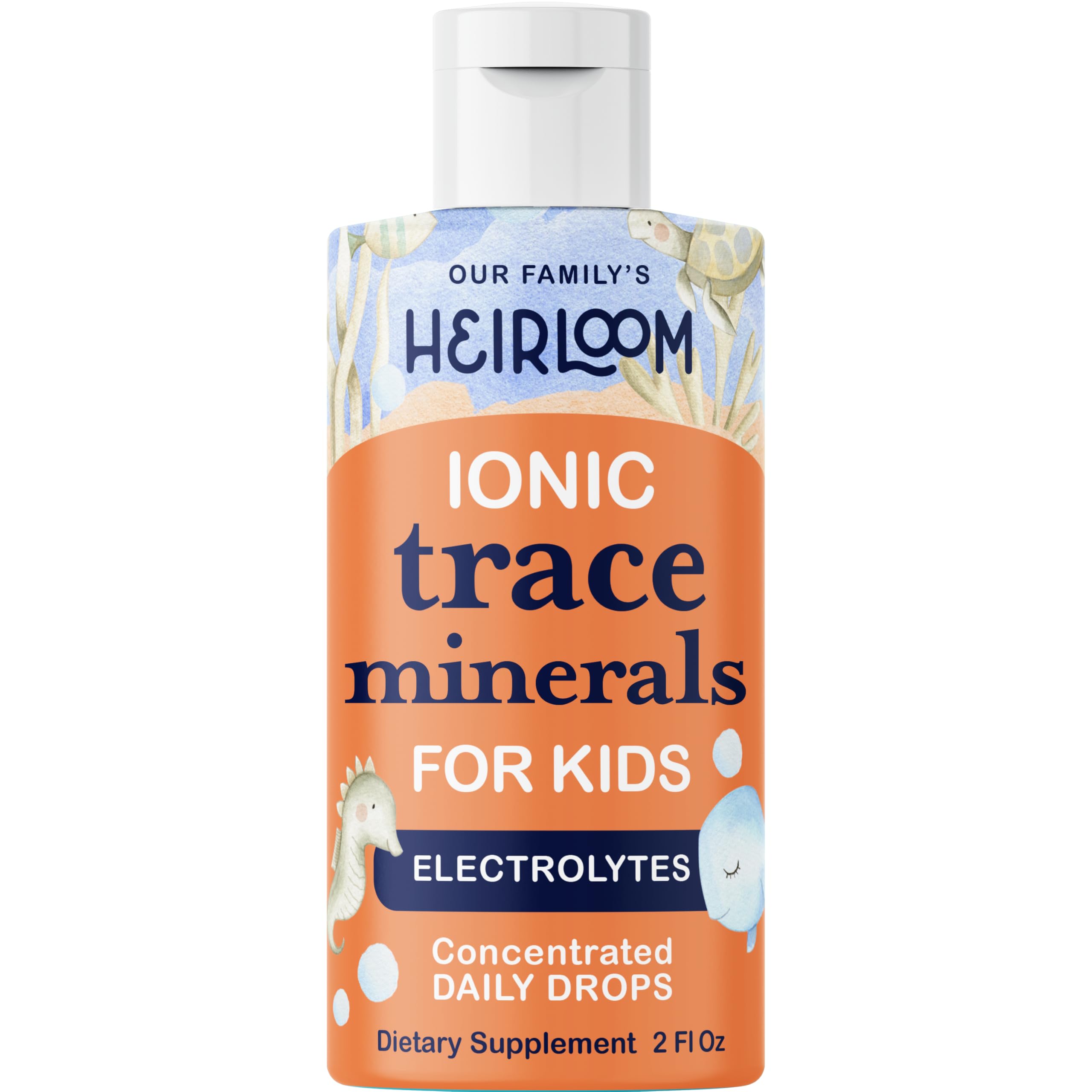 Ionic Trace Minerals for Kids - Trace Mineral Drops - Concentrated Electrolytes with Ionic Magnesium for Hydration, Musc